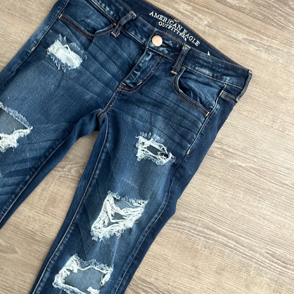 American Eagle Super Stretch Super Low Jeggings